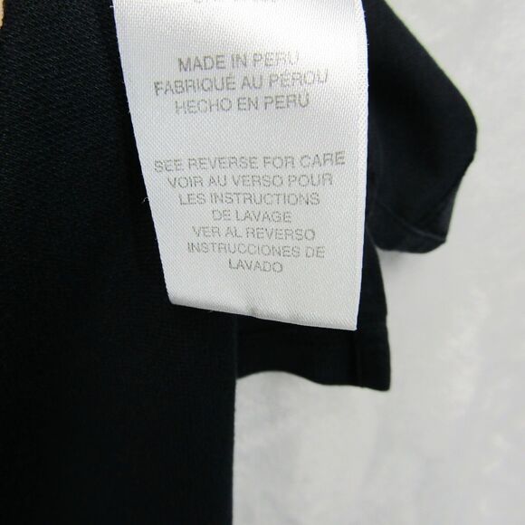 Travis Mathew Polo Shirt Mens Large Gray Black Solid Golf Logo - Picture 7 of 14